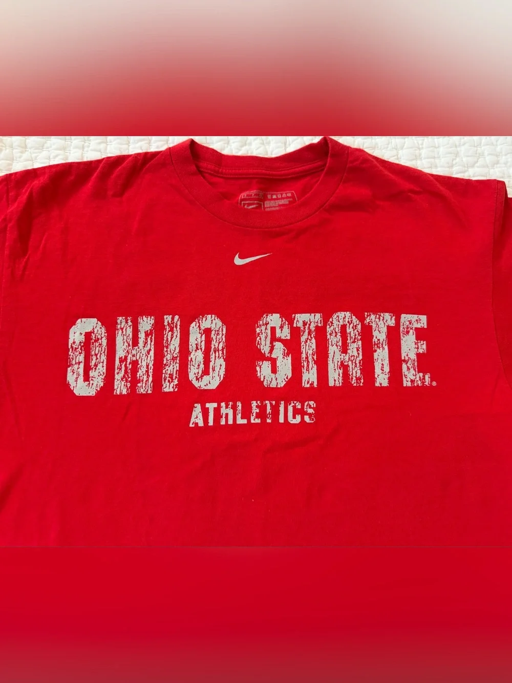 Nike Red Ohio State Athletics Short Sleeve Tee